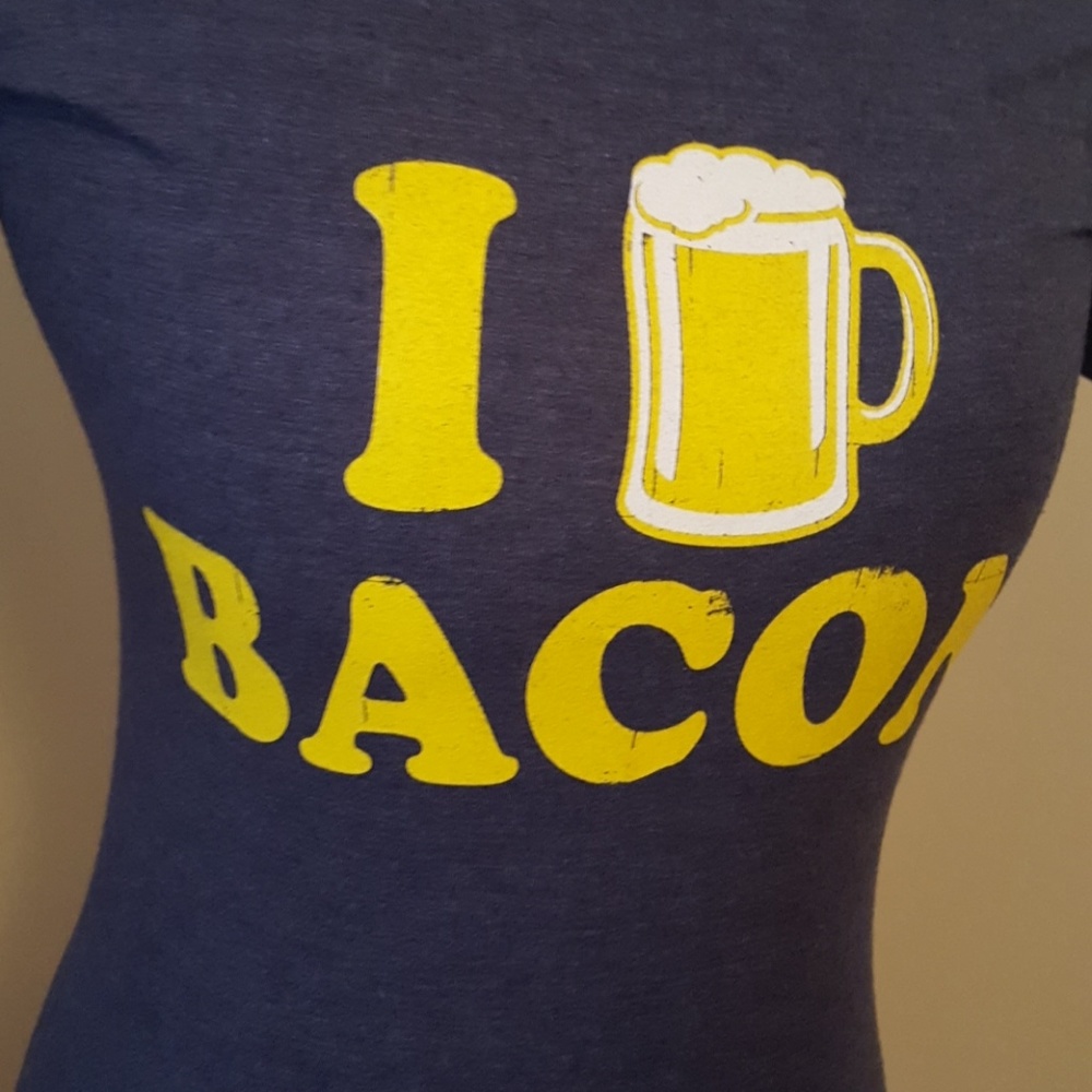 I need bacon supersoft Bella tee